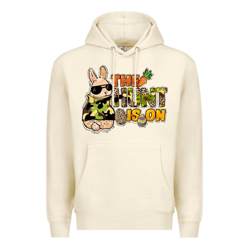 The Hunt Is On Easter Day Premium Hoodie by HowdyJamesFarm | Teevron
