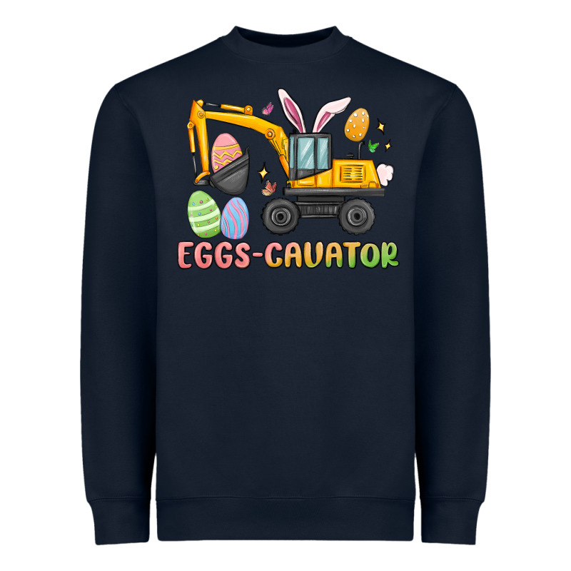 Eggs Cavator Easter Heavyweight Sweatshirt by MaliasSmallBusiness | Teevron