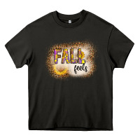 Asphalt fall feels Heavy Core Tee - CowhideDigitalArt