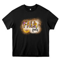 Black fall feels Heavy Core Tee - CowhideDigitalArt