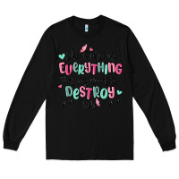 Black she overcame everything that was meant to destroy Long Sleeve Tee - MaliasSmallBusiness