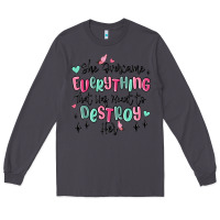Smoke she overcame everything that was meant to destroy Long Sleeve Tee - MaliasSmallBusiness