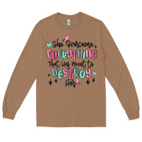 Toasted Coconut she overcame everything that was meant to destroy Long Sleeve Tee - MaliasSmallBusiness