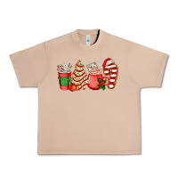 Christmas Tree Cake And Coffee Cups Ado Urban Heavy Tee | Teevron