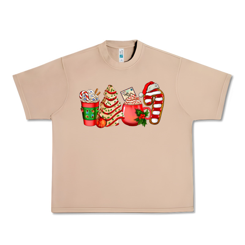 Christmas Tree Cake And Coffee Cups Ado Urban Heavy Tee by AdoDesignShop | Teevron