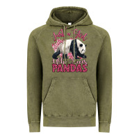 Vintage Olive just a girl who loves pandas Vintage Hoodie - LillyAllenDesigns