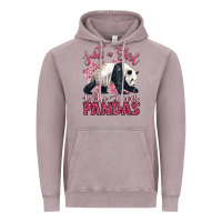 Vintage Zinc just a girl who loves pandas Vintage Hoodie - LillyAllenDesigns