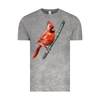 Cloud Rock Northern Cardinal Bird Vintage Tee - LillyAllenDesigns