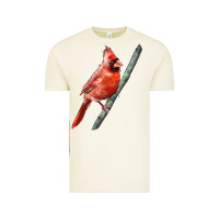 Vintage Arctic Northern Cardinal Bird Vintage Tee - LillyAllenDesigns