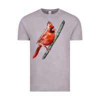 Vintage Zinc Northern Cardinal Bird Vintage Tee - LillyAllenDesigns