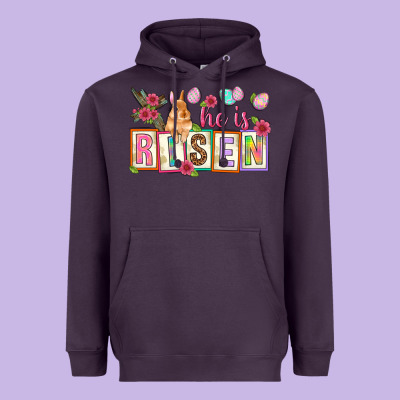 He Is Risen Heavyweight Hoodie Designed By Nancycooperartshop