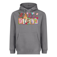 Storm He is risen Heavyweight Hoodie - NancyCooperArtShop