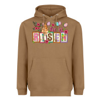 Toasted Coconut He is risen Heavyweight Hoodie - NancyCooperArtShop
