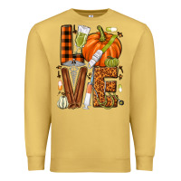 Antique Gold Fall Nurse love Premium Sweatshirt - NancyCooperArtShop