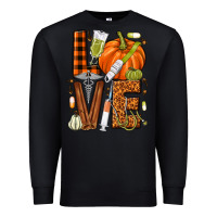 Black Fall Nurse love Premium Sweatshirt - NancyCooperArtShop