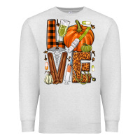 Oatmeal Heather Fall Nurse love Premium Sweatshirt - NancyCooperArtShop