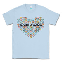 Dusty Blue 100 days of school Classic Tee - MaliasSmallBusiness