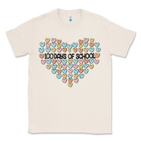 Natural 100 days of school Classic Tee - MaliasSmallBusiness