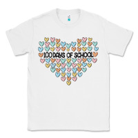 White 100 days of school Classic Tee - MaliasSmallBusiness
