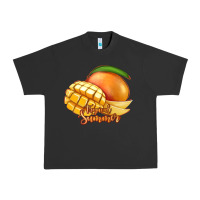 Pigment Black Mango Tropical Summer Urban Heavy Tee - Jasminsmagicworld