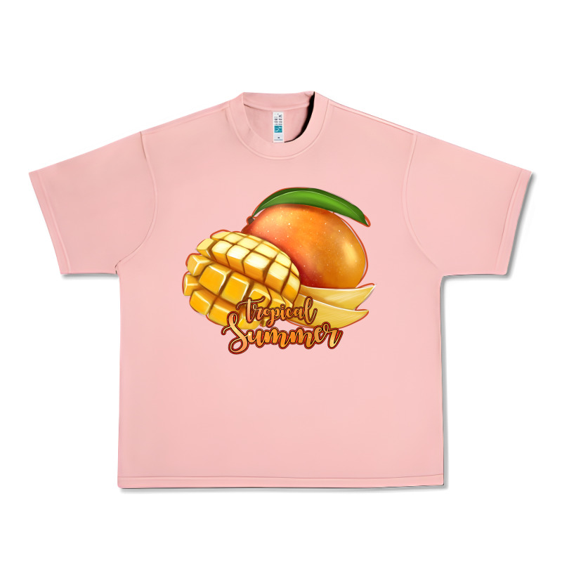 Mango Tropical Summer Urban Heavy Tee by Jasminsmagicworld | Teevron
