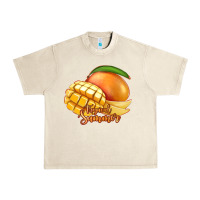 Sandshell Mango Tropical Summer Urban Heavy Tee - Jasminsmagicworld
