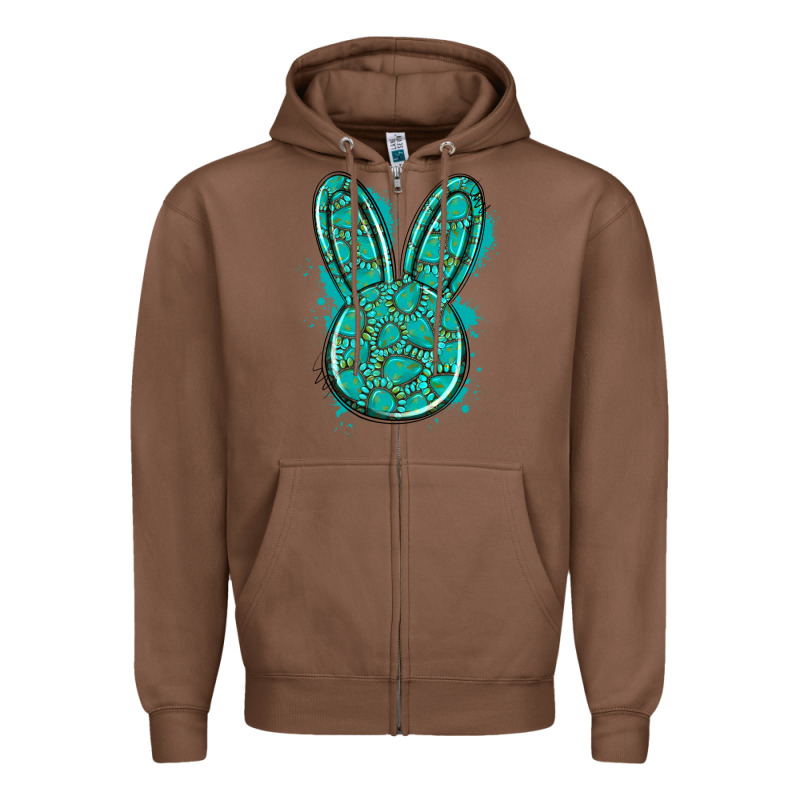 Gemstone Rabbit Zipper Hoodie by Artiststas | Teevron