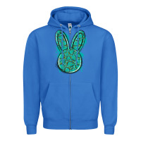 True Royal gemstone rabbit Zipper Hoodie - Artiststas