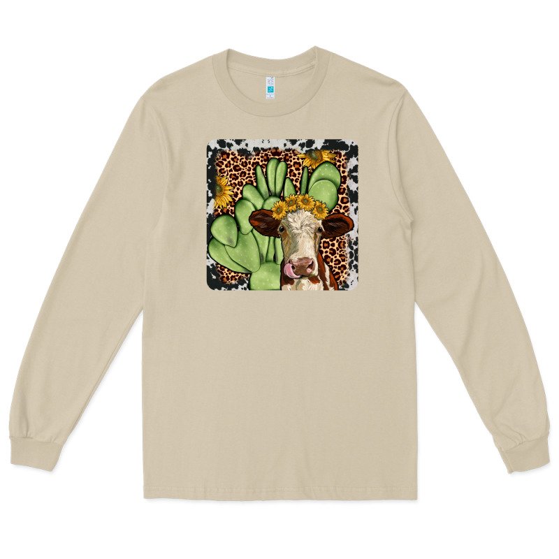 Cactus Hereford Coaster Long Sleeve Tee by JahusDesignShop | Teevron