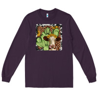 Plum cactus hereford coaster Long Sleeve Tee - JahusDesignShop
