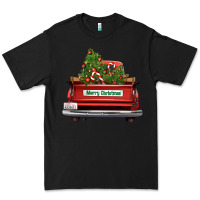 Black Christmas trees truck Premium Tee - FaDigitalArtStudio