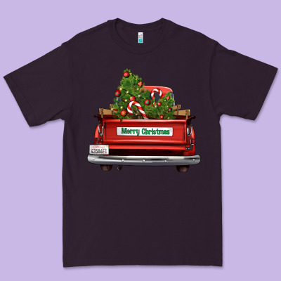 Christmas Trees Truck Premium Tee Designed By Fadigitalartstudio