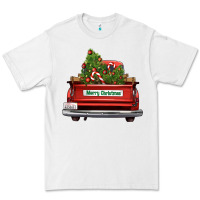 White Christmas trees truck Premium Tee - FaDigitalArtStudio