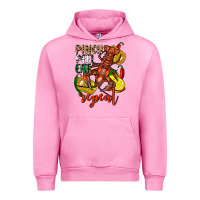 Fuchsia Pink Pinch peel eat repeat crawfish Urban Hoodie - FaDigitalArtStudio