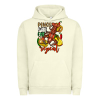 Pigment Pistachio Pinch peel eat repeat crawfish Urban Hoodie - FaDigitalArtStudio