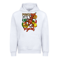 White Pinch peel eat repeat crawfish Urban Hoodie - FaDigitalArtStudio