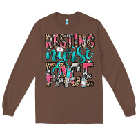 Chestnut resting nurse face Long Sleeve Tee - NancyCooperArtShop