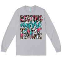 Moon Dust resting nurse face Long Sleeve Tee - NancyCooperArtShop
