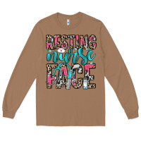 Toasted Coconut resting nurse face Long Sleeve Tee - NancyCooperArtShop