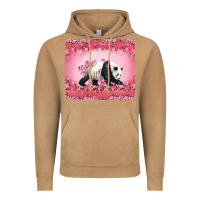Vintage Camel Panda With Sakura Blooms Vintage Hoodie - LillyAllenDesigns