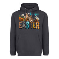 Smoke Happy Easter with Cowboy Heavyweight Hoodie - NancyCooperArtShop