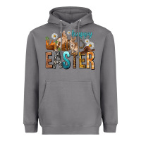 Storm Happy Easter with Cowboy Heavyweight Hoodie - NancyCooperArtShop