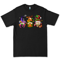 Black hallothanksmas gnome Premium Tee - AdoDesignShop