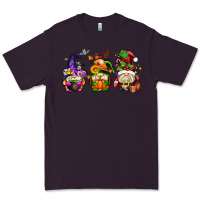 Plum hallothanksmas gnome Premium Tee - AdoDesignShop