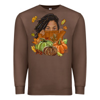 Chestnut Fall with black girl Premium Sweatshirt - NancyCooperArtShop