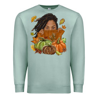 Seafoam Fall with black girl Premium Sweatshirt - NancyCooperArtShop