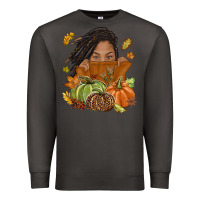 Smoke Fall with black girl Premium Sweatshirt - NancyCooperArtShop