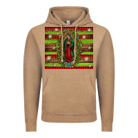 Vintage Coffee our lady of Guadalupe Christmas Vintage Hoodie - Jasminsmagicworld