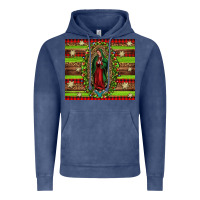 Vintage Denim our lady of Guadalupe Christmas Vintage Hoodie - Jasminsmagicworld