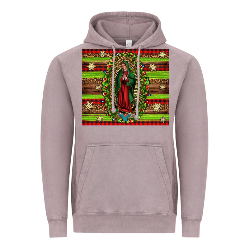 Our Lady Of Guadalupe Christmas Vintage Hoodie by Jasminsmagicworld | Teevron
